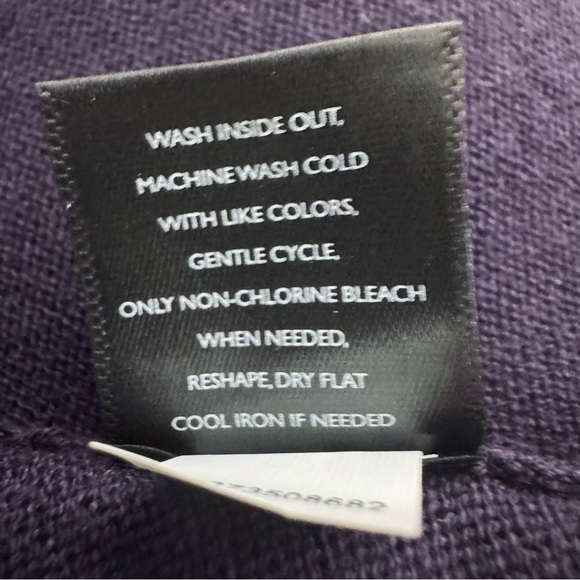 Simply Vera Vera Wang  Necklace Sweater Purple Size 2X - Picture 12 of 16